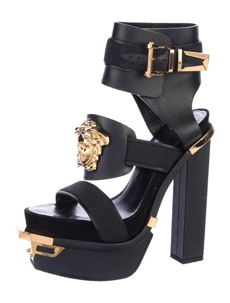 versace shoes head on side|versace sandals for women.